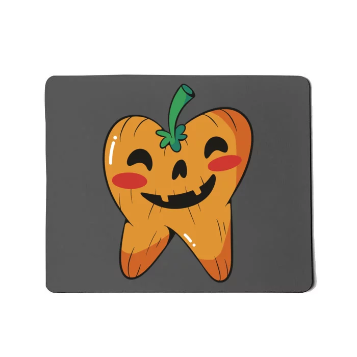 Tooth Pumpkin Mousepad