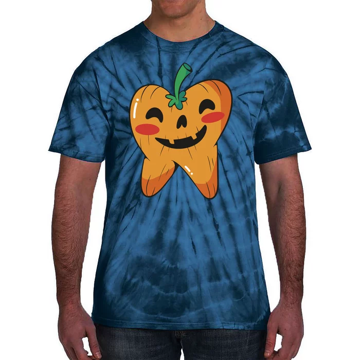 Tooth Pumpkin Tie-Dye T-Shirt