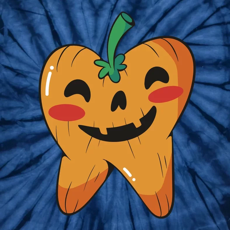 Tooth Pumpkin Tie-Dye T-Shirt