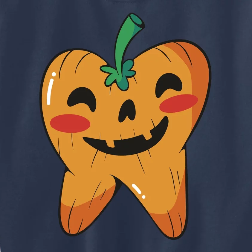 Tooth Pumpkin Kids Sweatshirt