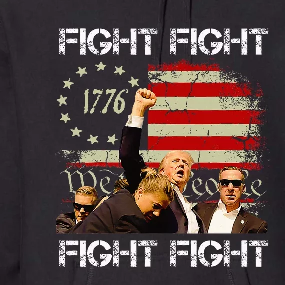 Trump Pennsylvania Trump 2024 Fight! Premium Hoodie