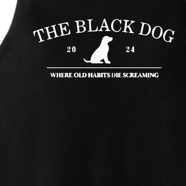 Tortured Poets The Black Dog Ladies Tri-Blend Wicking Tank