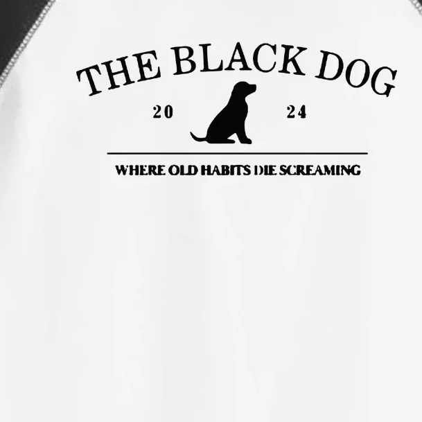 Tortured Poets The Black Dog Toddler Fine Jersey T-Shirt