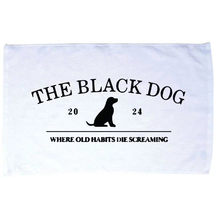 Tortured Poets The Black Dog Microfiber Hand Towel