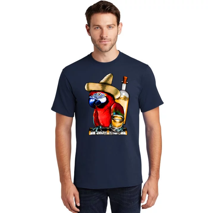 Tequilla Parrot Tall T-Shirt