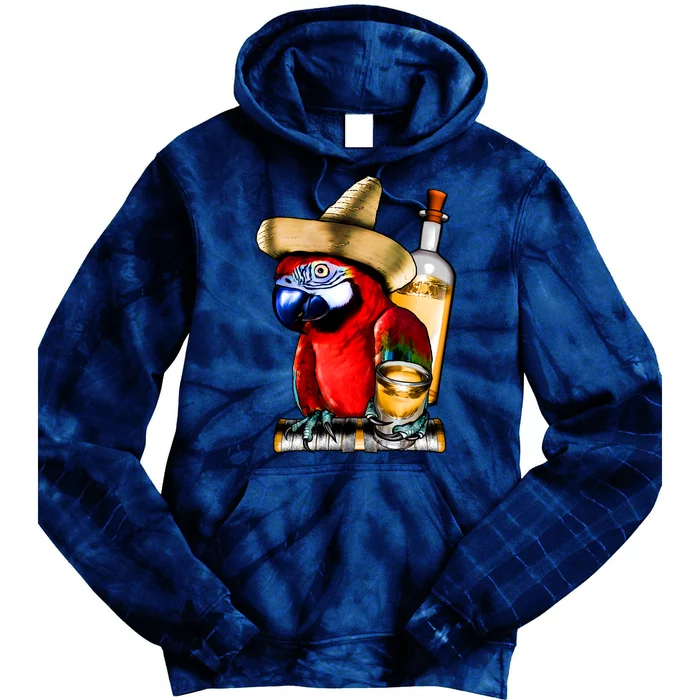 Tequilla Parrot Tie Dye Hoodie