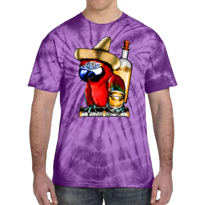 Tequilla Parrot Tie-Dye T-Shirt