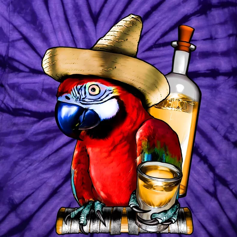 Tequilla Parrot Tie-Dye T-Shirt