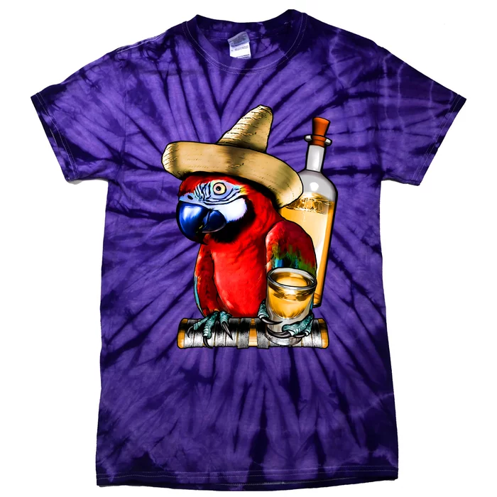 Tequilla Parrot Tie-Dye T-Shirt