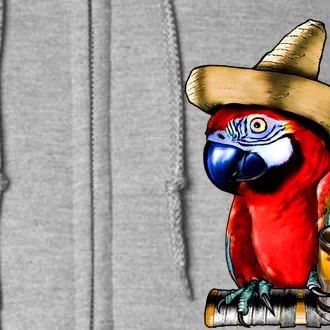 Tequilla Parrot Full Zip Hoodie