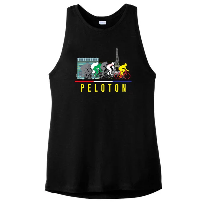 TDF Peloton Ladies Tri-Blend Wicking Tank