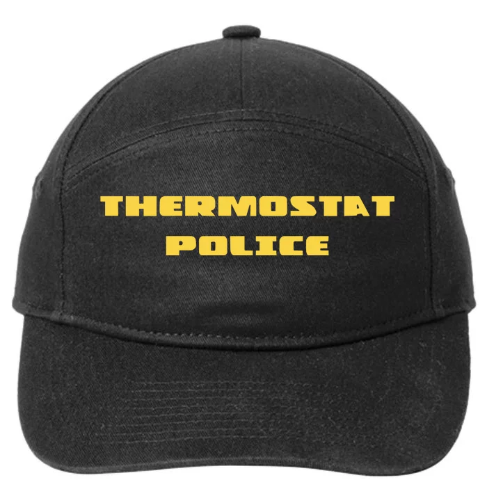 Thermostat Police 7-Panel Snapback Hat