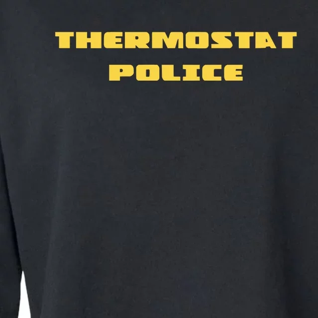 Thermostat Police Cropped Pullover Crew