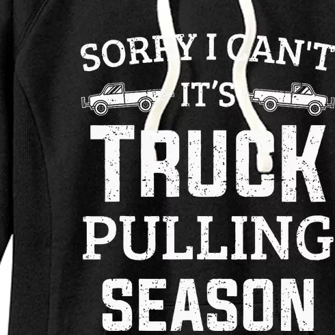 Truck Pulling Tractor Pulling Pull Truck Women's Fleece Hoodie