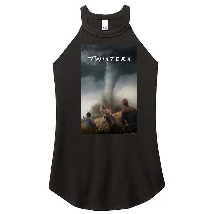 Twisters Poster Women’s Perfect Tri Rocker Tank