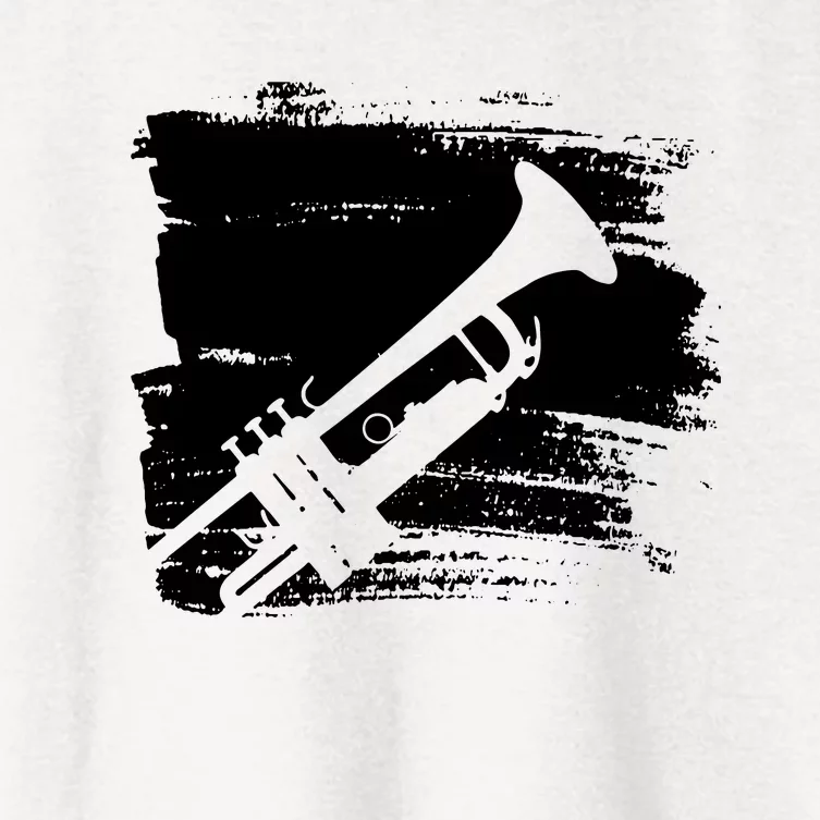 Trumpet Player Women's Crop Top Tee