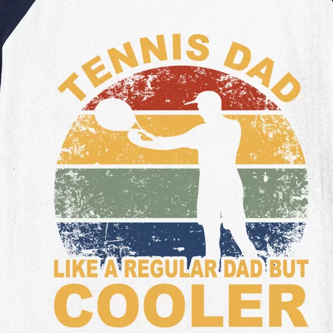 Tennis Player Tennis Father Tennis Racket Tennis Dad Funny Gift Baseball Sleeve Shirt