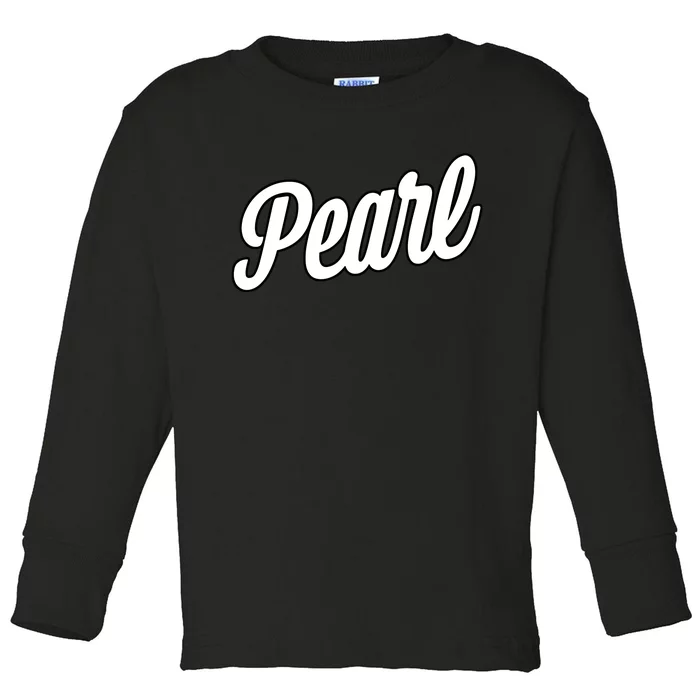 The Pearl Toddler Long Sleeve Shirt