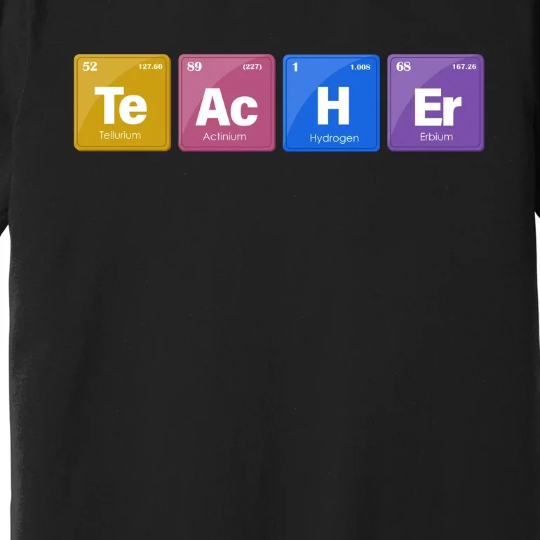 Teacher Periodic Table Premium T-Shirt