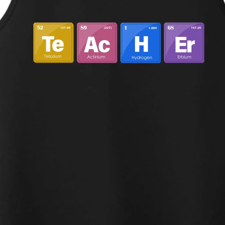 Teacher Periodic Table Performance Tank