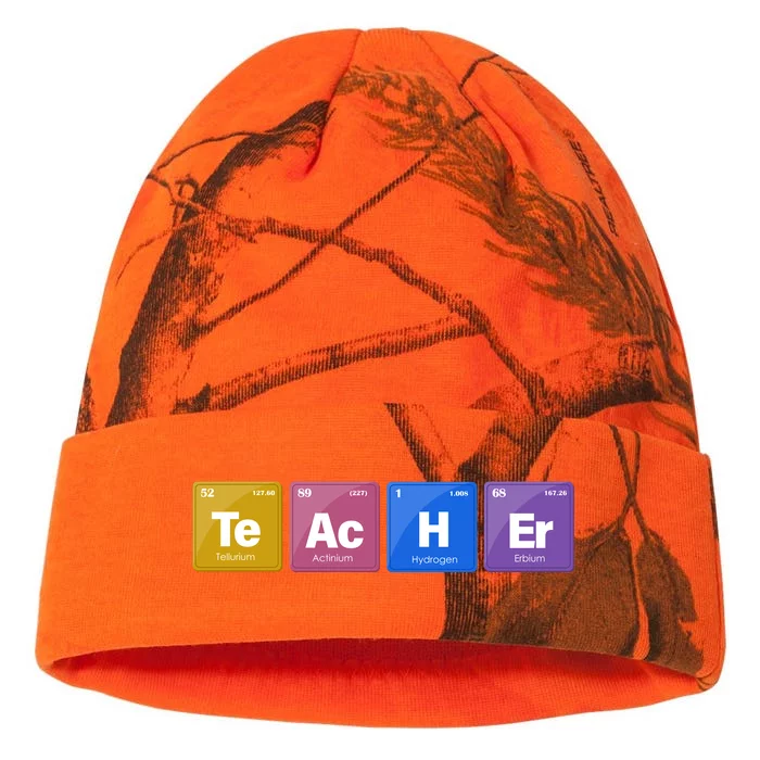 Teacher Periodic Table Kati - 12in Camo Beanie