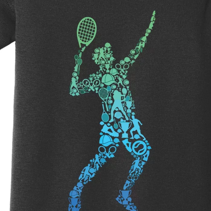 Tennis Player Baby Bodysuit