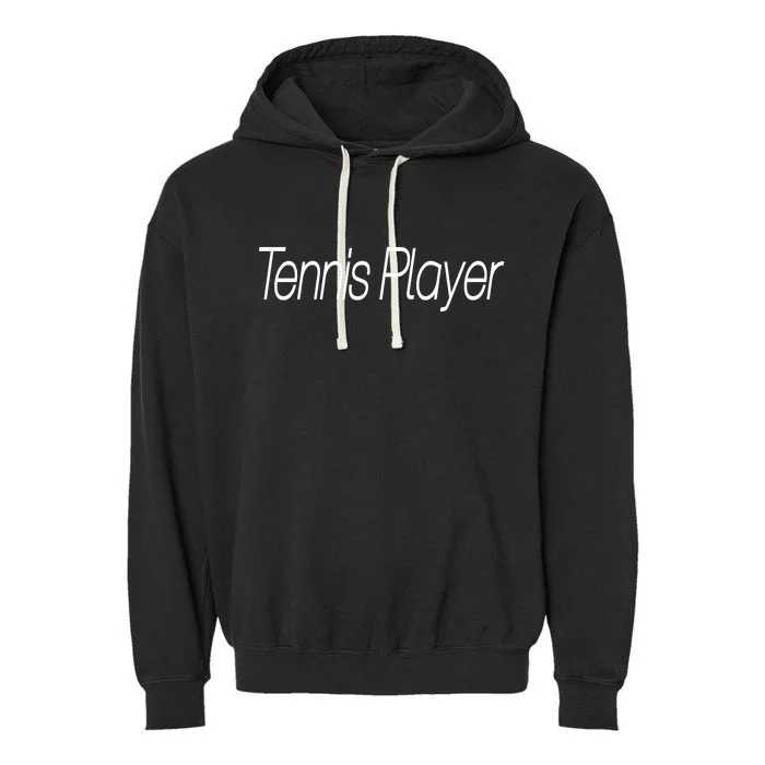 Tennis Player Garment-Dyed Fleece Hoodie