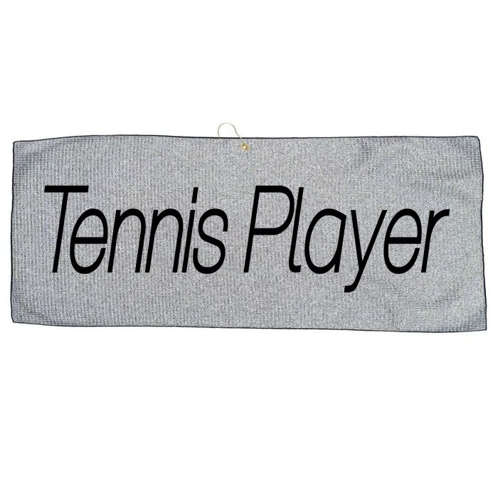 Tennis Player Large Microfiber Waffle Golf Towel