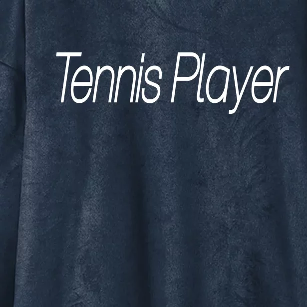 Tennis Player Hooded Wearable Blanket