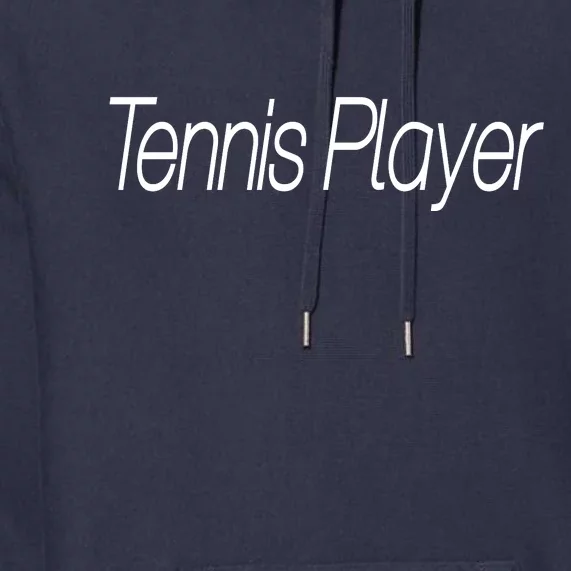 Tennis Player Premium Hoodie