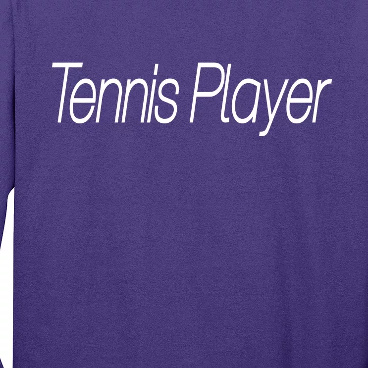 Tennis Player Long Sleeve Shirt