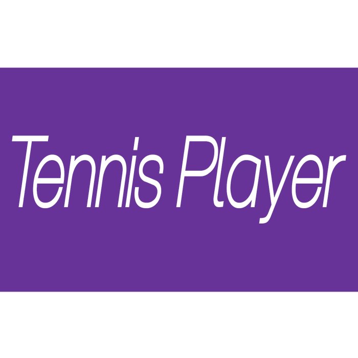 Tennis Player Bumper Sticker