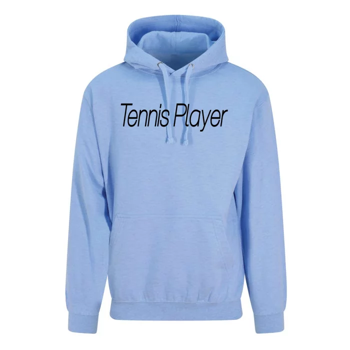 Tennis Player Unisex Surf Hoodie