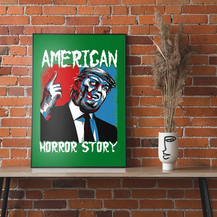 Trump President Usa Flag Halloween Horror Story Costumes Poster