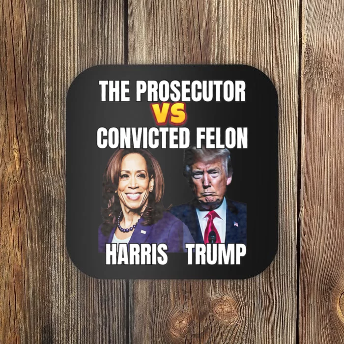 The Prosecutor Versus The Convicted Felon Harris Vs Trump Coaster