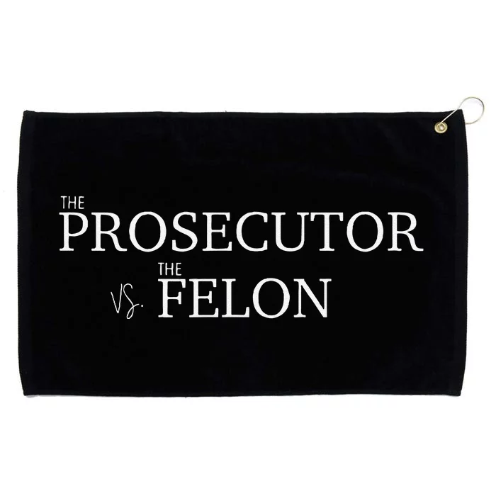 The Prosecutor Vs. The Felon Gift Grommeted Golf Towel