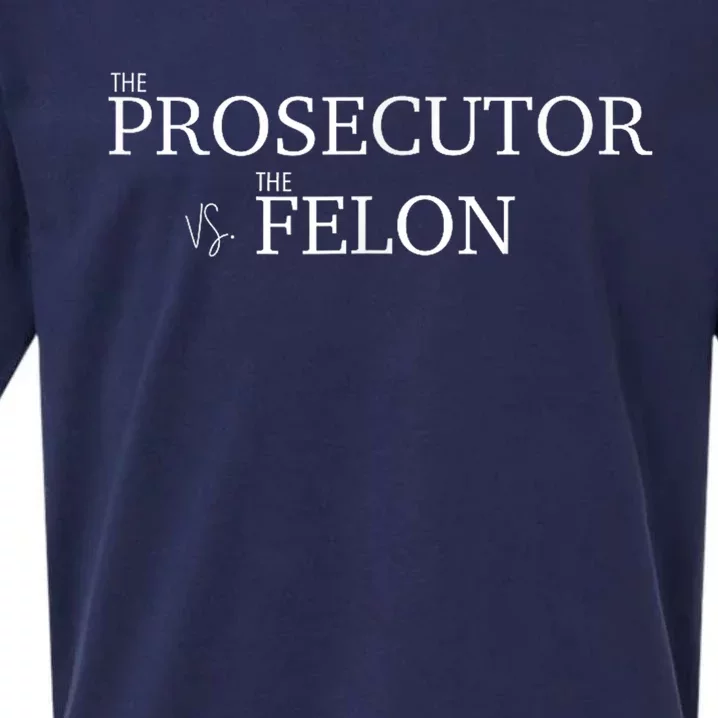 The Prosecutor Vs. The Felon Sueded Cloud Jersey T-Shirt