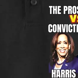 The Prosecutor Versus The Convicted Felon Harris Vs Trump Dry Zone Grid Performance Polo