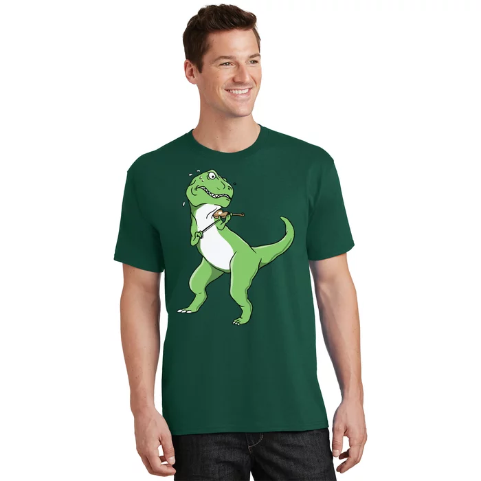 TRex Playing Violin Funny Violinist T-Shirt