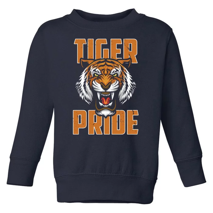 Tiger Pride Vintage Toddler Sweatshirt