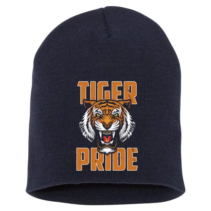 Tiger Pride Vintage Short Acrylic Beanie