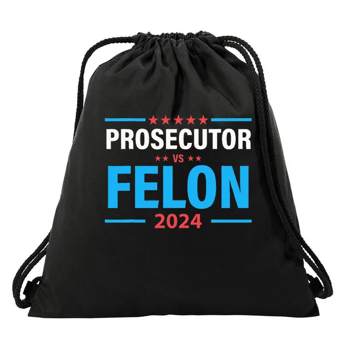 The Prosecutor Versus The Felon Prosecutor Vs Felon Drawstring Bag