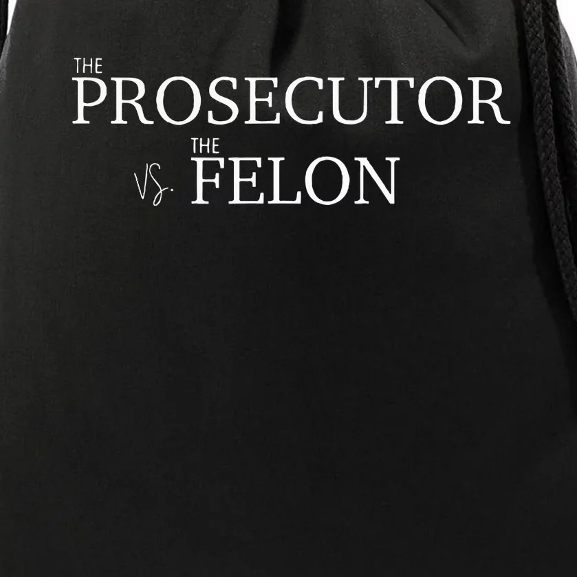 The Prosecutor Vs. The Felon Drawstring Bag