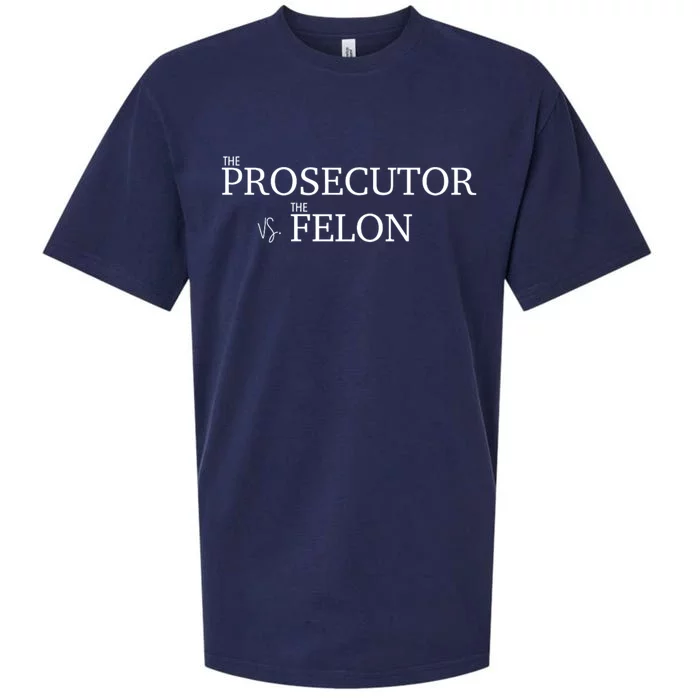 The Prosecutor Vs. The Felon Sueded Cloud Jersey T-Shirt