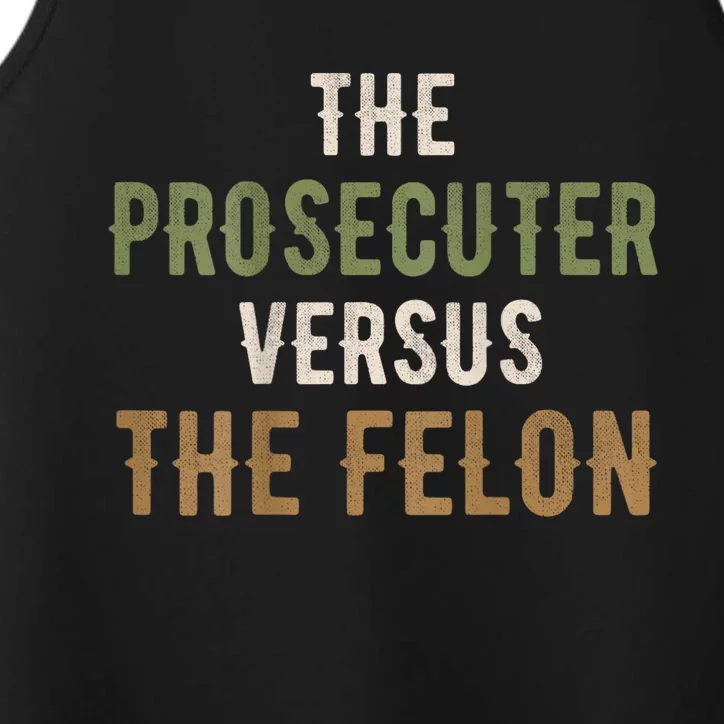 The Prosecutor Versus The Felon Presidential Race Parody Performance Tank