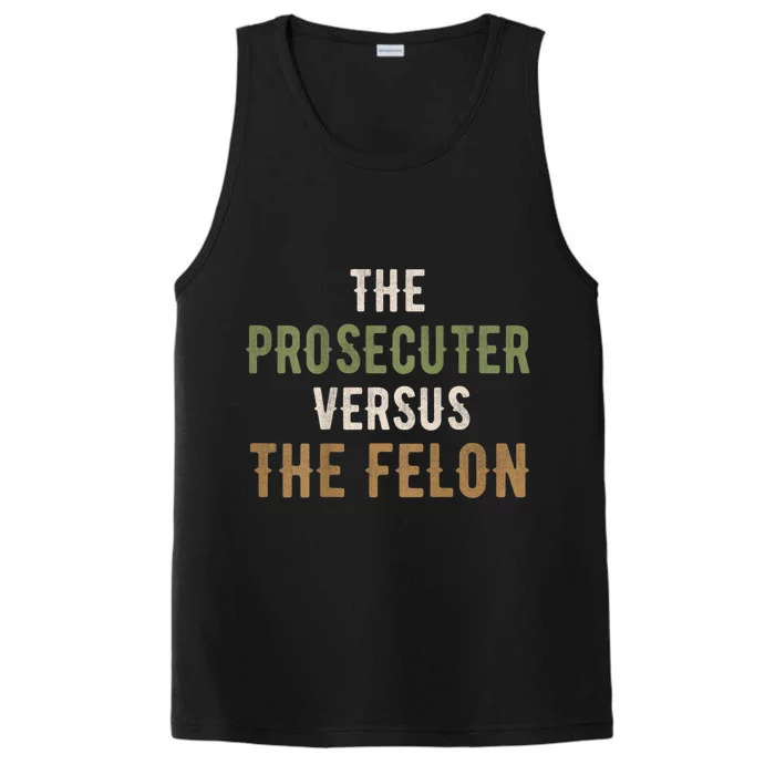 The Prosecutor Versus The Felon Presidential Race Parody Performance Tank