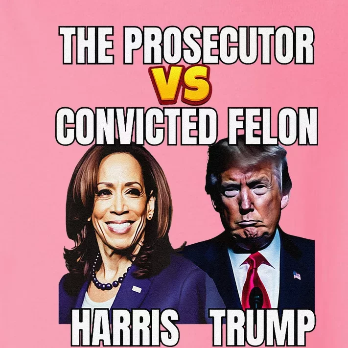 The Prosecutor Versus The Convicted Felon Harris Vs Trump Premium Toddler Long Sleeve Shirt