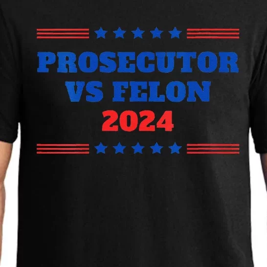 The Prosecutor Vs Convicted Felon 2024 Funny Ballot Voting Pajama Set