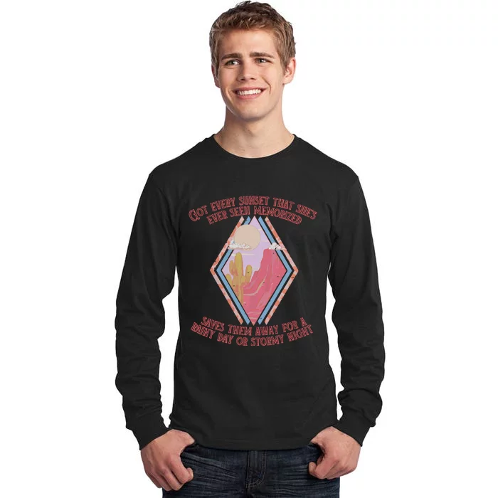 The Painter Western Country Music Tall Long Sleeve T-Shirt