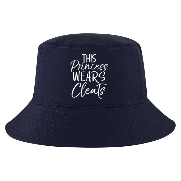 This Princess Wears Cleats Gift Soccer Gift Cool Comfort Performance Bucket Hat